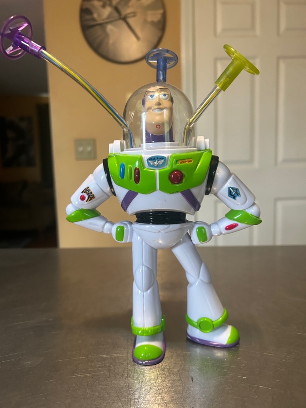 Disney Parks Exclusive Toy Story Buzz Lightyear Twirling Lights 8” Figure Tested